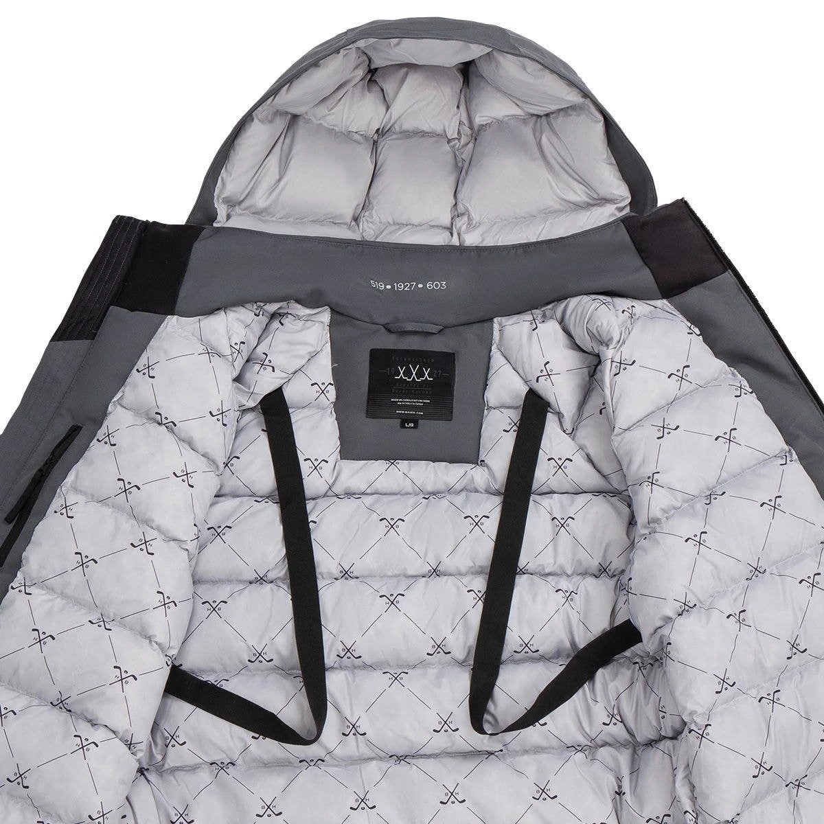 BAUER ULTIMT FAN HOODED PARKA MENS GRY 6 BAUER ULTIMT FAN HOODED PARKA MENS GRY - Image 6