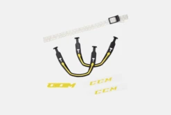 ACC SUPERTACK X LOGOS/EARLOOP/STRAP Black/Sunflower OSFA