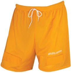 BAUER CORE MESH SHORT YOUTH - YELLOW